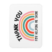 Danke, dass du mir beim Shine-Lehrer geholfen hast Magnet (Vertikal)