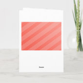 Danke, dass du mir beim Wachsen geholfen hast! Karte (Rückseite)