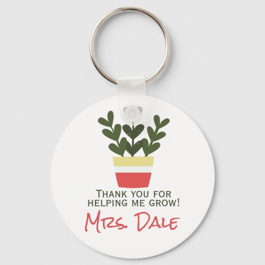 Danke, dass du mir beim Wachsen geholfen hast | Le Schlüsselanhänger (Vorderseite)