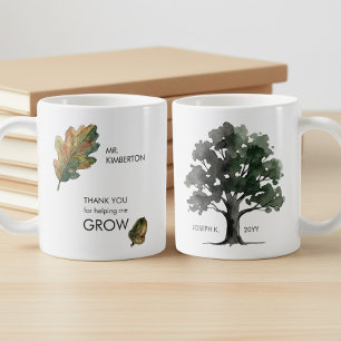 Danke, dass du mir beim Wachsen geholfen hast - Wa Kaffeetasse