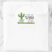 Danke, dass du mir geholfen hast, Aufkleber zu züc (Tasche)