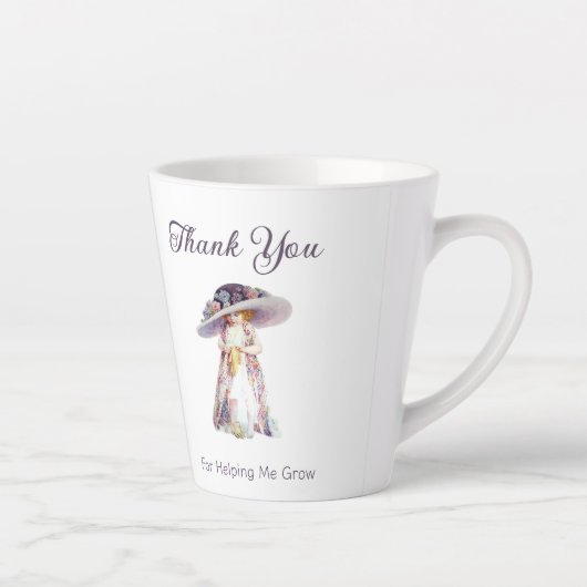 Danke, dass du mir geholfen hast, die Lehrerbewert Milchtasse (Rechts)