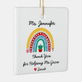 Danke, dass du mir geholfen hast, die Lehrerin zu  Keramikornament (Rechts)