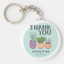 Danke, dass du mir geholfen hast, die Lehrerin zu  Schlüsselanhänger