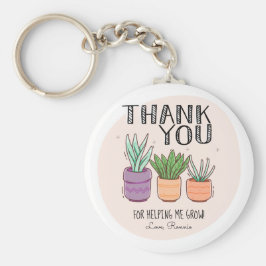 Danke, dass du mir geholfen hast, die Lehrerin zu  Schlüsselanhänger