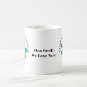 Danke, dass du mir geholfen hast Grow Lehrer Kaffe Kaffeetasse (Mittel)