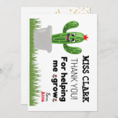 Danke, dass du mir geholfen hast, Karte wachsen zu (Vorne/Hinten)