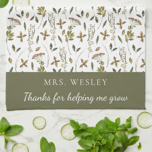 Danke, dass du mir geholfen hast, Küchentücher zu (Gefaltet)