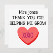 Danke, dass du mir geholfen hast, Lehrer zu werden (Vorne/Hinten)