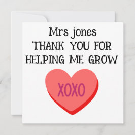 Danke, dass du mir geholfen hast, Lehrer zu werden