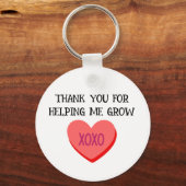 Danke, dass du mir geholfen hast, Lehrer zu werden Schlüsselanhänger (Vorderseite)