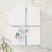 Danke, dass du mir geholfen hast, Pflanze im Haus  Geschenkanhänger (Mit Garn)