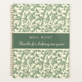 Danke, dass du mir geholfen hast, Planer zu wachse (Vorderseite)