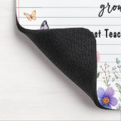 Danke, dass du mir geholfen hast, Regenbogen-Lehre Mousepad (Ecke)