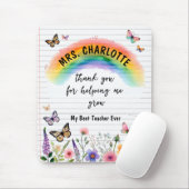 Danke, dass du mir geholfen hast, Regenbogen-Lehre Mousepad (Mit Mouse)