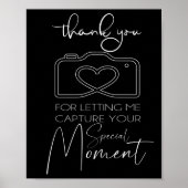 Danke, dass du mir Gelassen hast, deinen Moment zu Poster (Vorne)