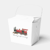 Danke, dass du mit dem roten Zug gekommen bist. Geschenkschachtel (Vorderseite)