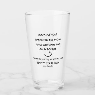 Danke, dass du mit meinem Mama-Stiefvater gewechse Glas