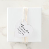 Danke, dass du mit uns gefeiert hast! Hochzeit Dan Geschenkanhänger (Beispiel)