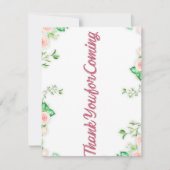 Danke, dass du nach dem Party gekommen bist! Dankeskarte (Vorderseite)