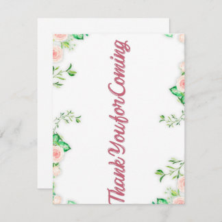 Danke, dass du nach dem Party gekommen bist! Dankeskarte