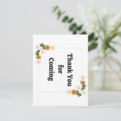 Danke, dass du nach dem Party-Jäger gekommen bist Dankeskarte (Stehend Vorderseite)