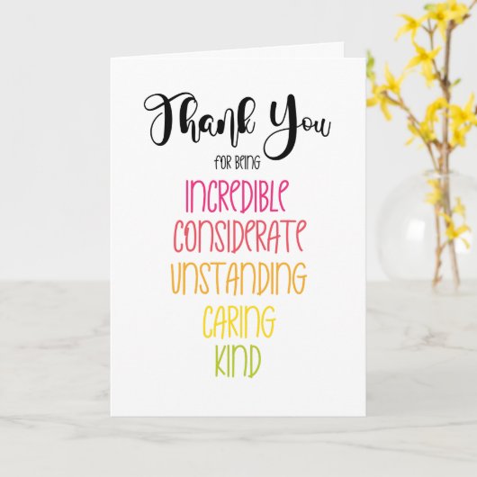 Danke, dass du nett bist karte (Gelbe Blume)