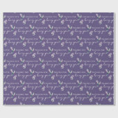 Danke, dass du Papierblätter umgehst Geschenkpapier (Flach)