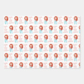 Danke, dass du Papierblätter umgehst Geschenkpapier Set (Vorderseite)