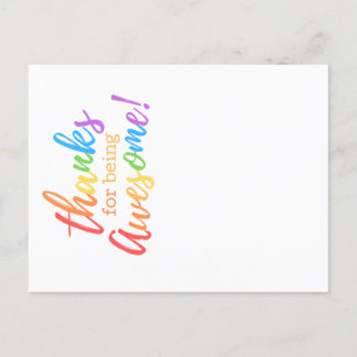 Danke, dass du phantastisch bist feiertagspostkarte