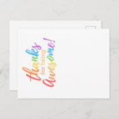 Danke, dass du phantastisch bist feiertagspostkarte (Vorne/Hinten)