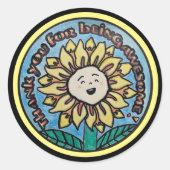 Danke, dass du Phantastische Aufkleber bist (Vorderseite)