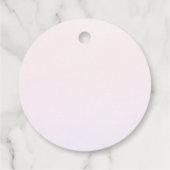 Danke, dass du Popsicle Baby Dusche gepackt hast Geschenkanhänger (Rückseite)