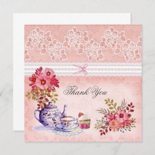 Danke, dass du rosa Karte hast (Vorne/Hinten)