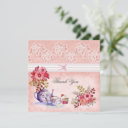 Danke, dass du rosa Karte hast (Stehend Vorderseite)