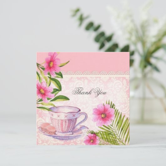 Danke, dass du rosa Karte hast (Stehend Vorderseite)