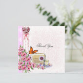 Danke, dass du rosa Karte hast (Stehend Vorderseite)