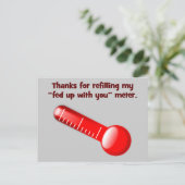 Danke, dass du sicher bleibe hast, dass ich dich v postkarte (Stehend Vorderseite)