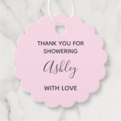 Danke, dass du sie mit der Liebe-Geschenkmarke ges Geschenkanhänger (Vorderseite)