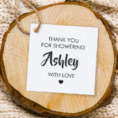 Danke, dass du sie mit der Liebe-Geschenkmarke ges Geschenkanhänger