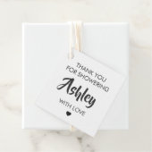 Danke, dass du sie mit der Liebe-Geschenkmarke ges Geschenkanhänger (Beispiel)