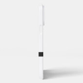 Danke, dass du Sleek Black and White iPhone Hülle (Rechte Seite)