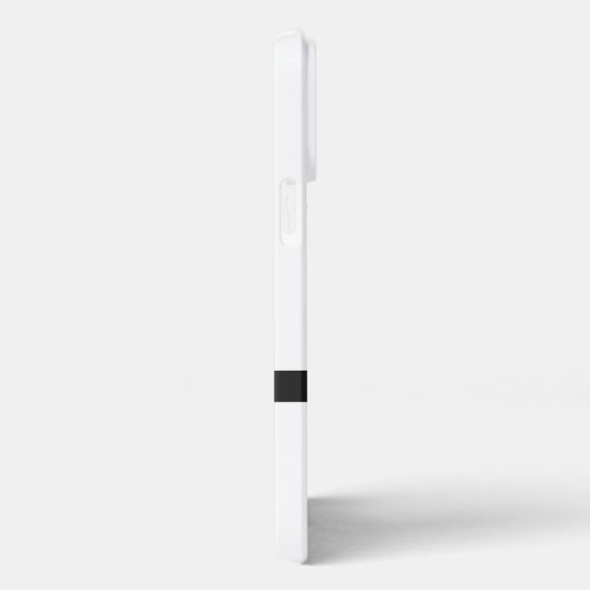 Danke, dass du Sleek Black and White iPhone Hülle (Rechte Seite)