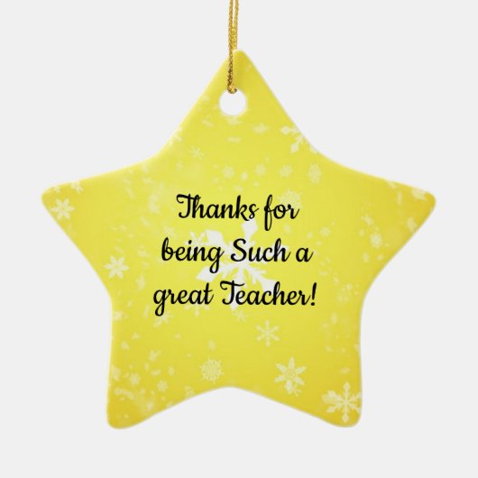Danke, dass du so ein großartiger Lehrerdekorat bi Keramikornament (Vorne)