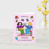 Danke, dass du so ein guter Freund bist Karte (Gelbe Blume)