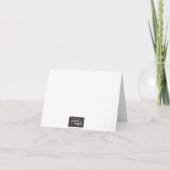 Danke, dass du so ein guter Freund bist - Notecard Dankeskarte (Rückseite)