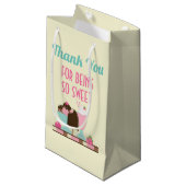 Danke, dass du so süße Eiscreme bist Kleine Geschenktüte (Vorderseite Schrägansicht)