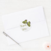 Danke, dass du Sticker Butterfly Brocade grün ange (Umschlag)