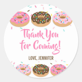 Danke, dass du Sticker Pink Donut Sprinkle bevorzu