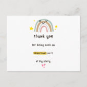 Danke, dass du Teil meiner Storykarte bist Postkarte (Vorderseite)